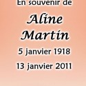 Aline Martin, 2011-01-13