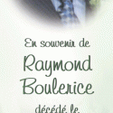 Raymond Boulerice, 2013-05-15